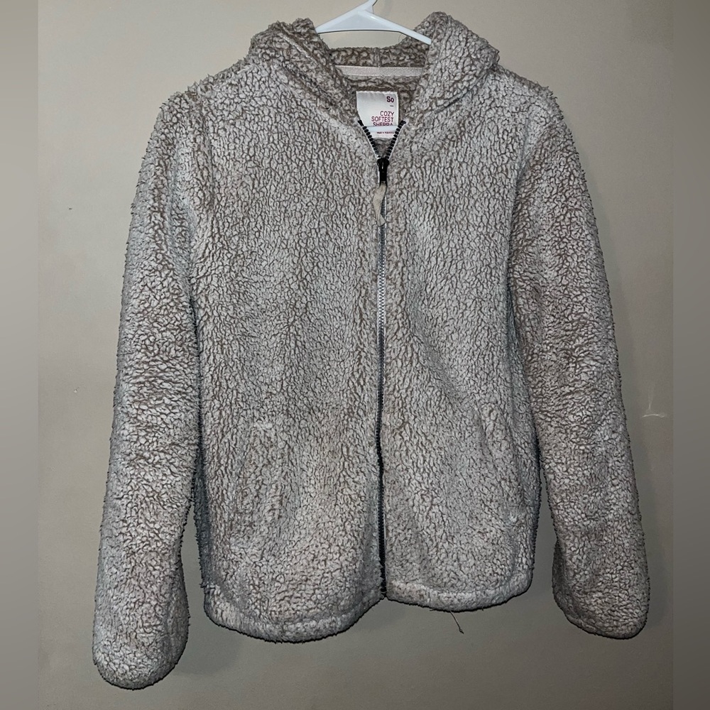 So Zip-up Sherpa Jacket